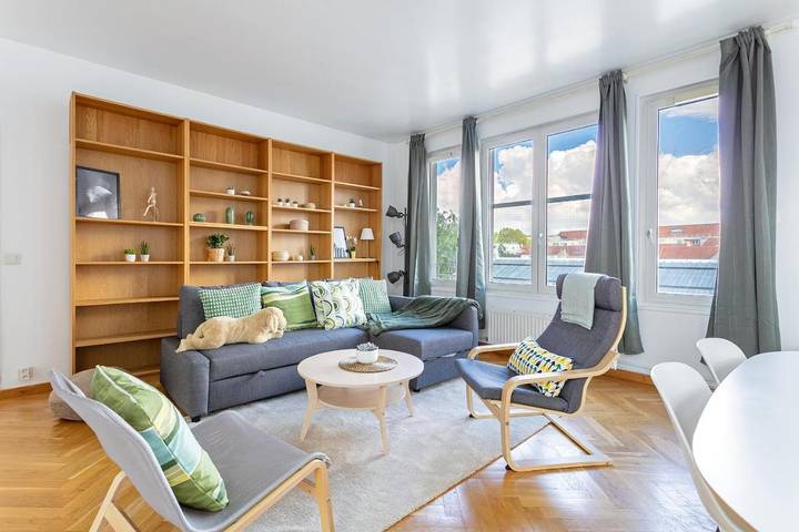 Appartement de vacances pour 6 personnes, avec terrasse et vue