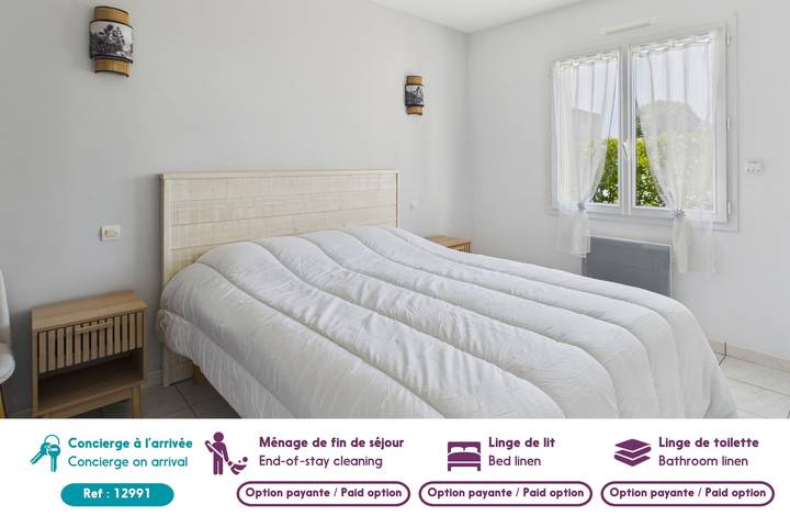 Casa y jardín para 3 cerca de la playa in La Plaine-sur-Mer, Côte de Jade
