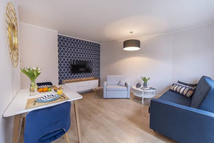 Ganze Ferienwohnung, Cozy Studio in Downtown Sopot | Close to the Beach and the Pier in Zoppot, Zatoka Gdańska