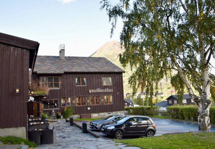 Hotel for 2 personer, med Terrasse og Hage i tillegg til Utsikt i Jotunheimen