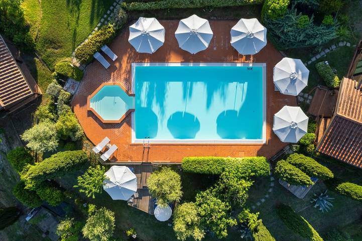 Residenz für 3 Personen, mit Terrasse und Garten sowie Pool in Montaione