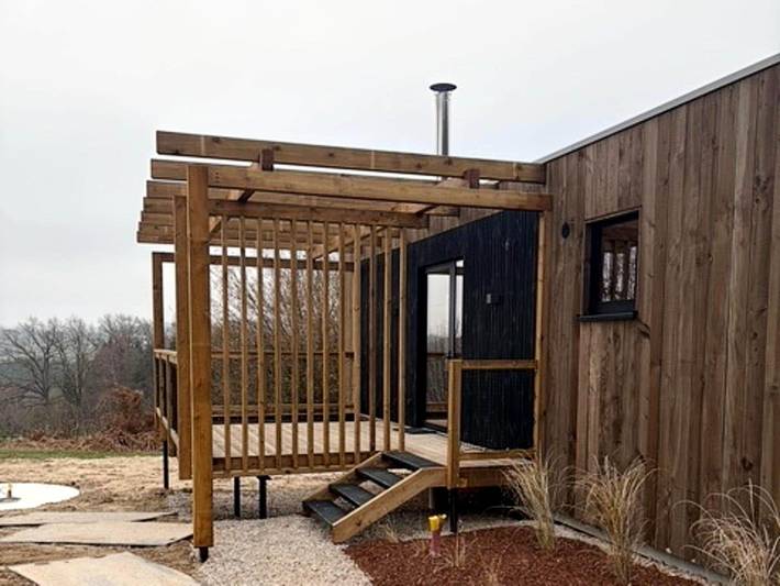 Ferienhaus für 2 Personen, mit Terrasse, mit Haustier