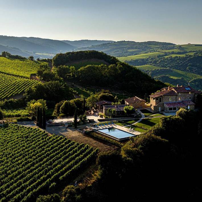 Villa para 8 pessoas, com Terraço e Jardim e ainda Piscina and Sauna em Montalcino