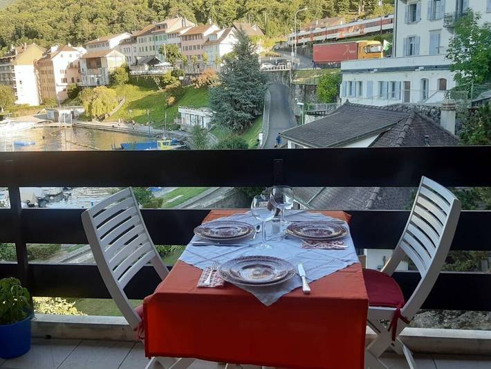 Apartamento vacacional de 1 dormitorio. in St-Gingolph, Saint-Gingolph