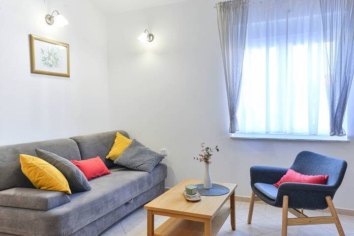 Ferienwohnung für 4 Personen, mit Meerblick und Balkon sowie Garten auf Vir - 3