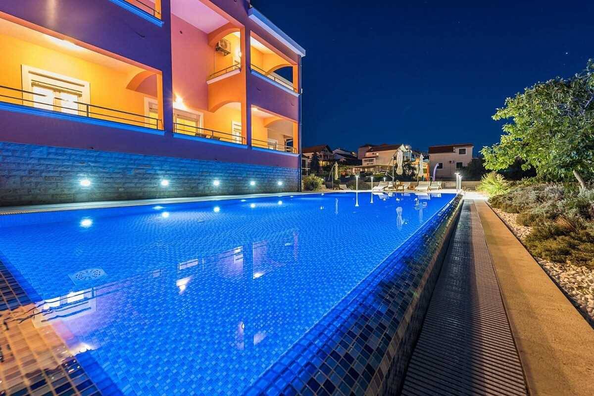 Cały apartament, Apartament wakacyjny dla 4 osób z basen in Sveti Filip i Jakov, Općina Sveti Filip i Jakov