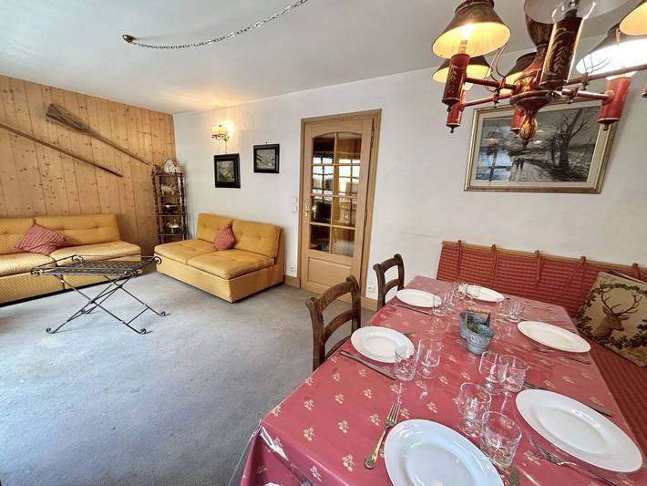 Gîte pour 6 personnes, avec balcon à Megève