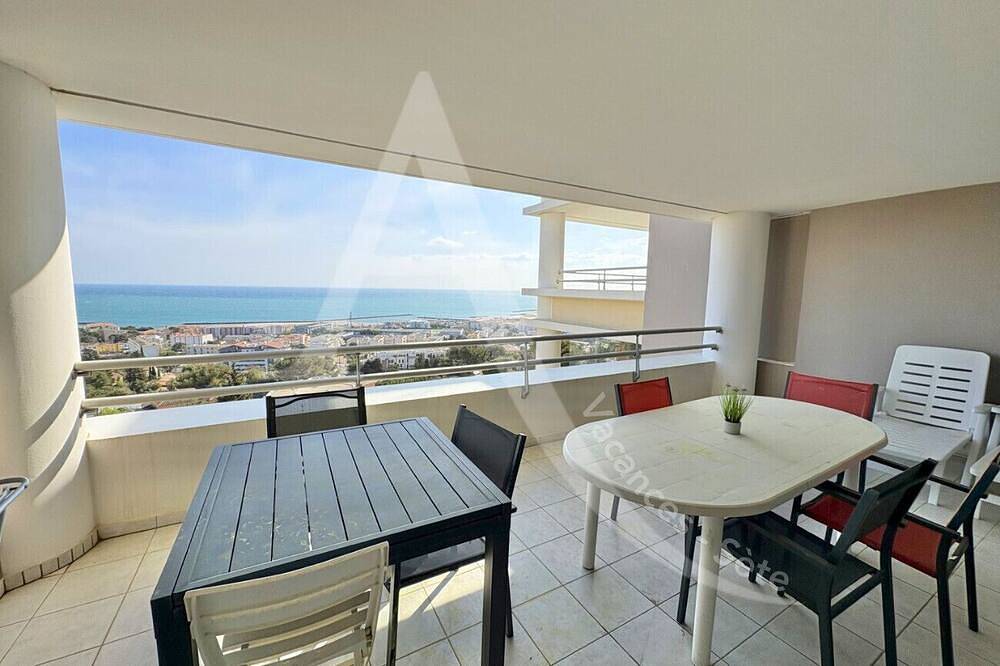 Appartement entier, 2 Chambres, Large Terrasse Vue Unique, Piscine, Tennis in Mont Saint-Clair, Sète