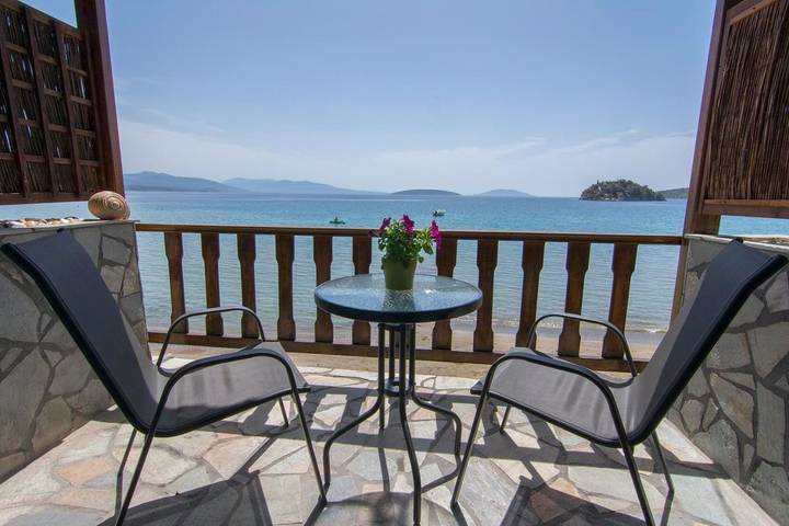 Appart’hôtel pour 2 personnes, avec Balcon ainsi que Terrasse et Vue