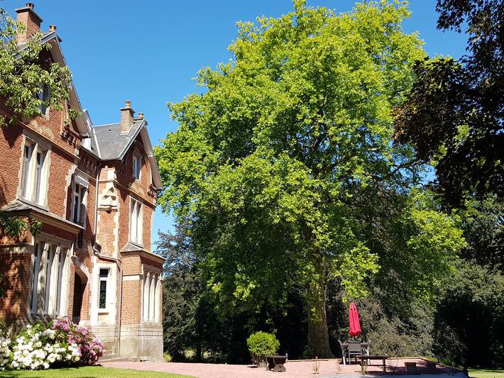 Château pour 25 personnes, avec terrasse et jardin