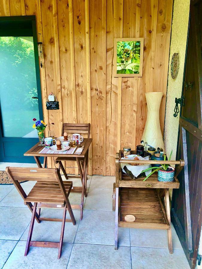 Maison de campagne pour 2 personnes, avec Terrasse et Jardin ainsi que Piscine et Vue à Saucats (Gironde) - 4