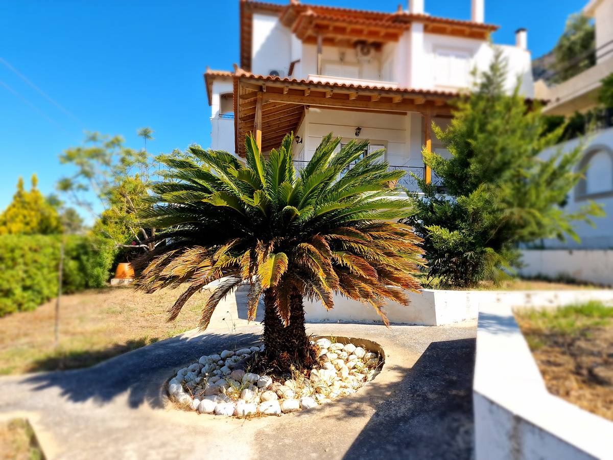 Die Mirador Boutique Villa mit malerischem Meerblick in Porto Rafti, Markopoulo-Mesogaia
