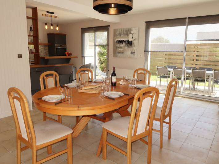 Location de vacances pour 8 personnes, avec jardin et terrasse à Kerlouan - 3