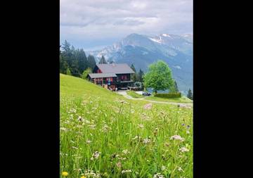 BnB für 2 Personen, mit Terrasse und Ausblick sowie Garten, mit Haustier in der Schweiz