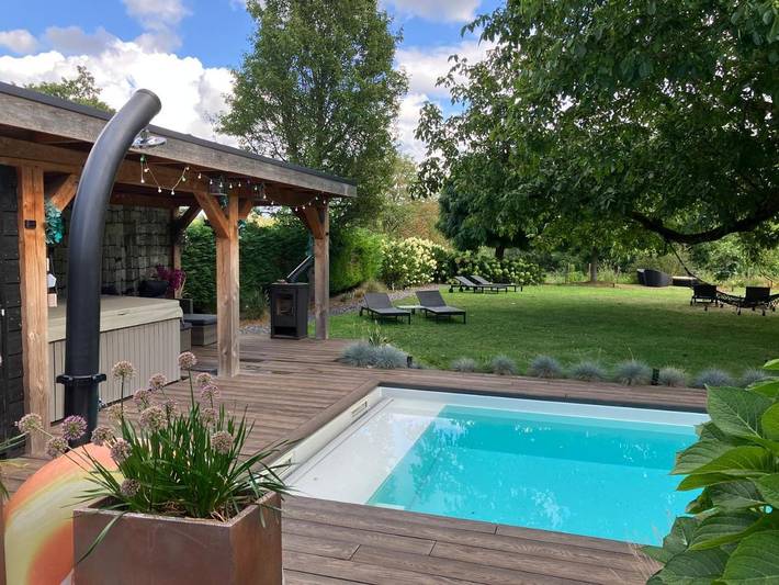 Chambre d’hôte pour 4 personnes, avec jacuzzi ainsi que jardin et piscine en Belgique - 2