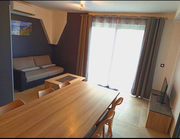 Appartement de vacances pour 6 personnes, avec jardin