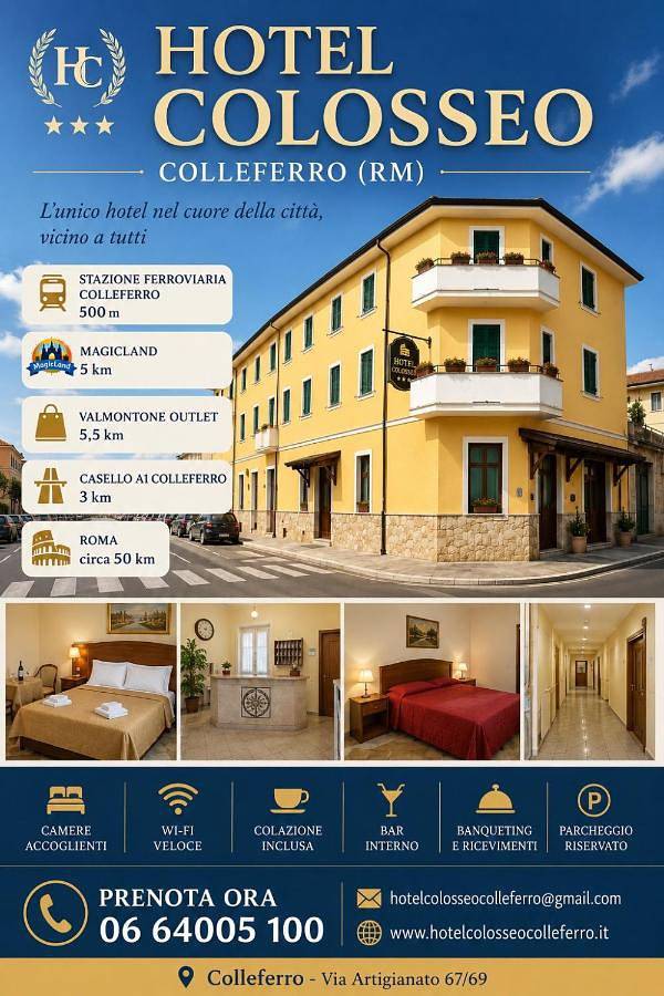 Appartamento per 2 persone, con panorama a Colleferro
