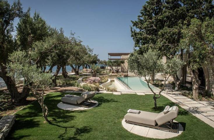 Willa dla 8 osób, z ogród i widok na ocean w Sfakia