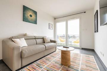 Gîte pour 4 personnes, avec balcon et vue à Étrembières