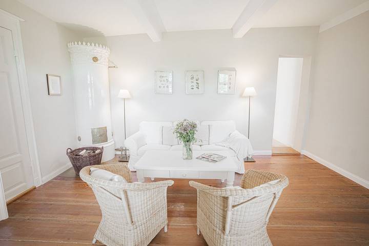 Ferienwohnung für 5 Personen, mit Terrasse und Garten sowie Ausblick in Tetenbüll
