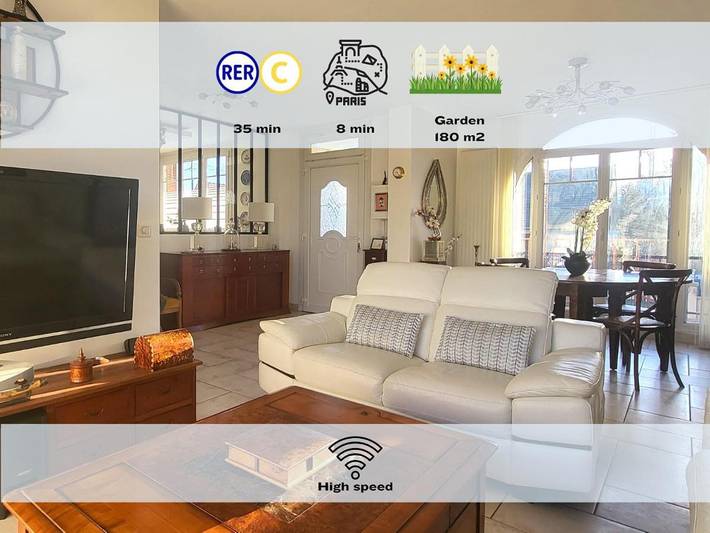 Appartement de vacances pour 6 personnes, avec jardin et vue