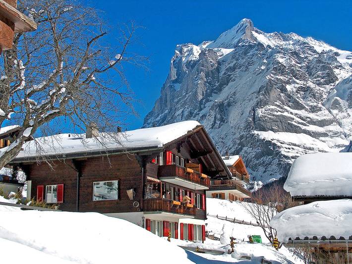 Hütte für 2 Personen, mit Terrasse und Garten in Grindelwald