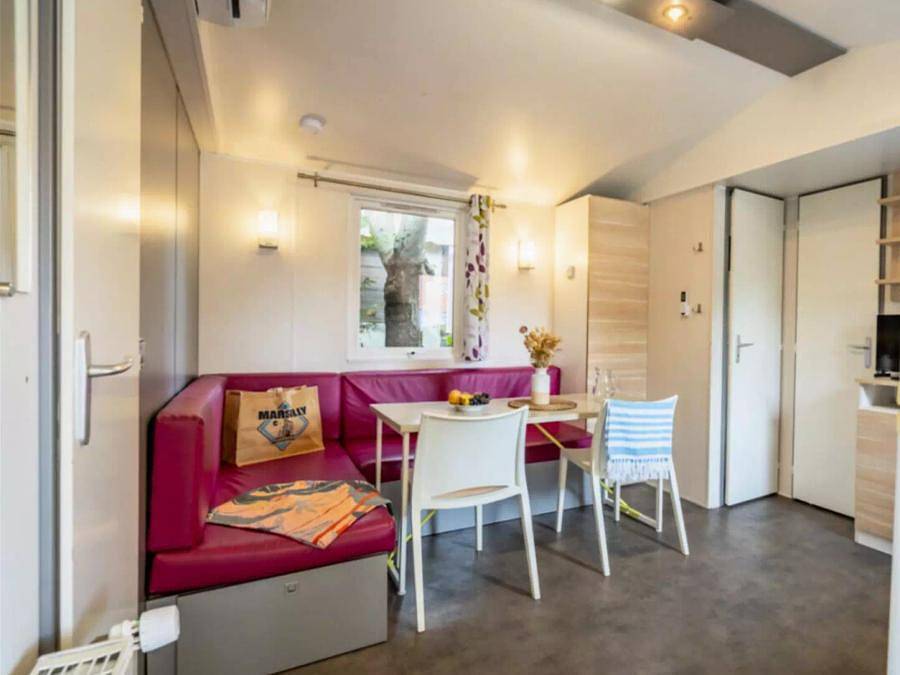 Camping Paradis Au port de l'houmeau - Mobilhome 6 personas - Confort Mobil-home 4 Piezas 6 Personas Aire Acondicionado + Tv in L'Houmeau, Región de La Rochelle