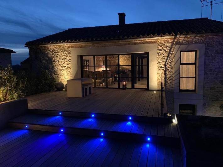 Location de vacances pour 7 personnes, avec vue ainsi que jardin et piscine à Pennautier - 3