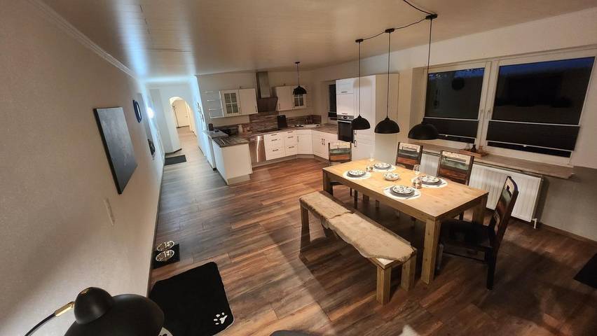 Ferienwohnung für 6 Personen, mit Terrasse und Garten sowie Ausblick in Poppenbüll