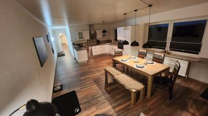 Ferienwohnung für 6 Personen, mit Terrasse und Garten sowie Ausblick, mit Haustier in Poppenbüll