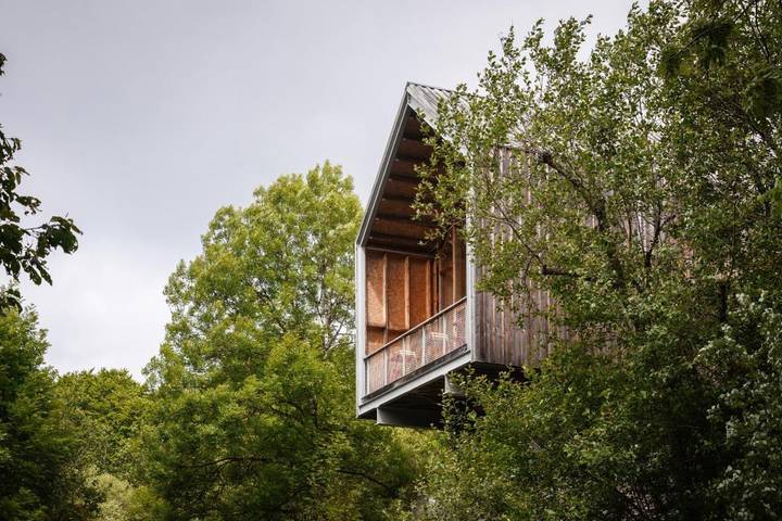 Camping pour 2 personnes, avec Terrasse et Jardin ainsi que Sauna et Vue