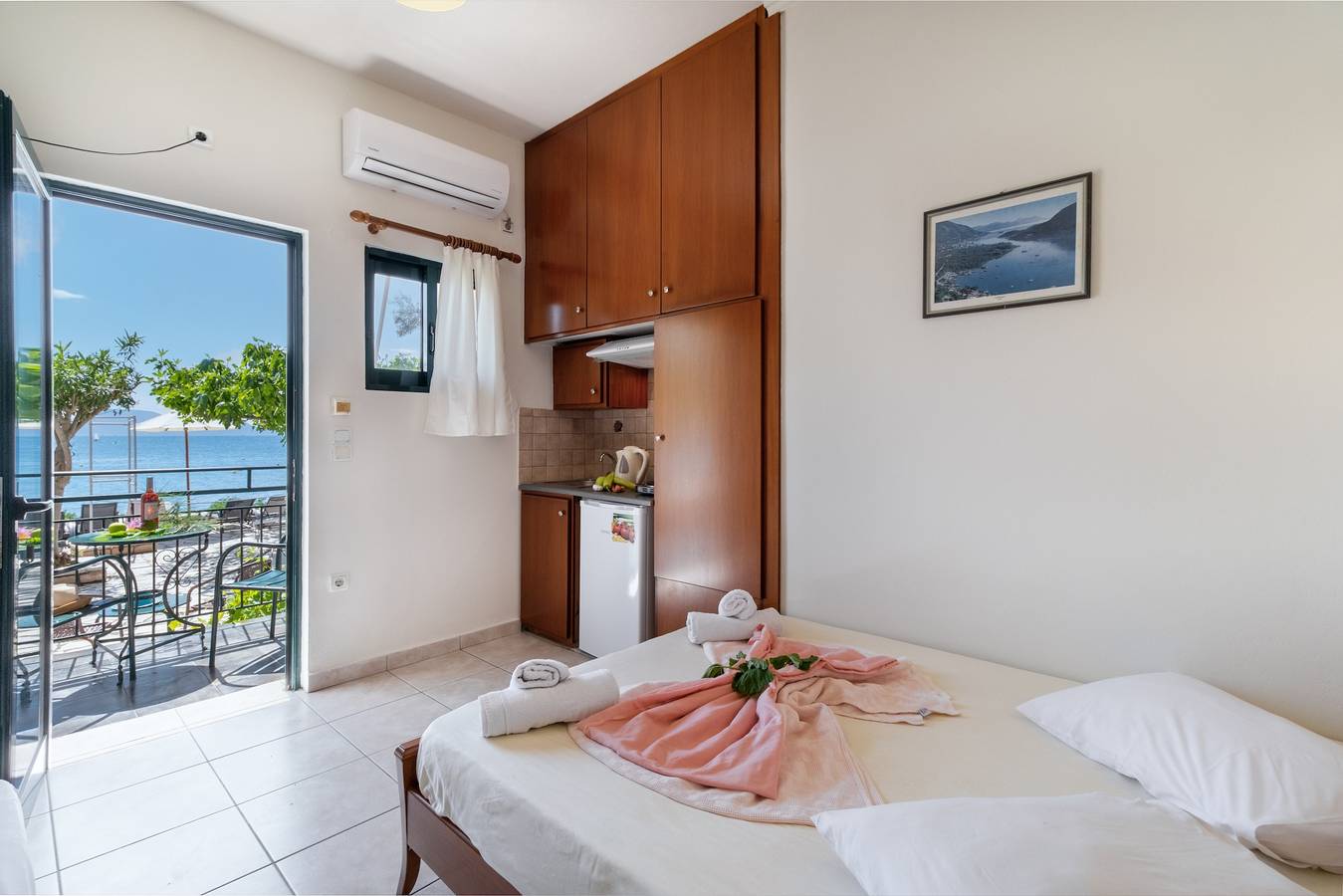 Monolocale intero, Monolocale "Nikiana Club - Studio 3" con vista mare, piscina comune e Wi-Fi in Nikiana, Alexandros