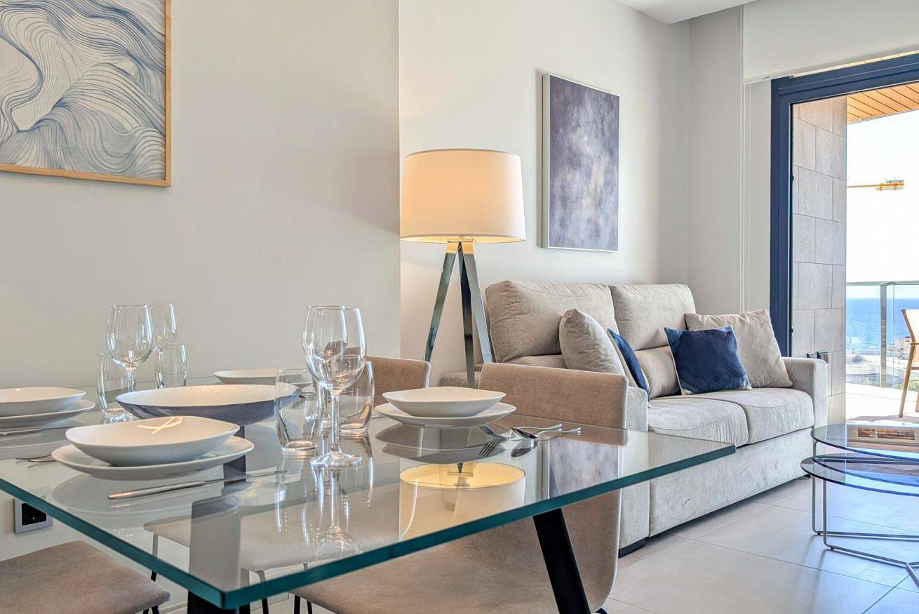 Entire apartment, Sunset Waves azure apartment in Benidorm, Costa Blanca