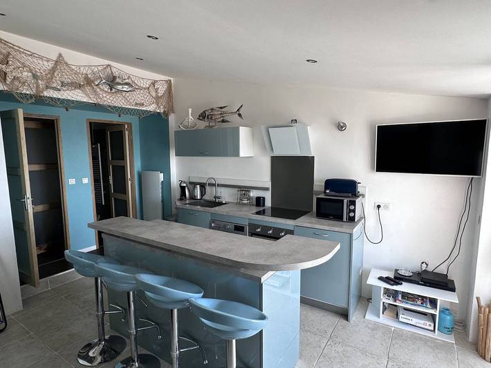 Apartamento entero, Magnífico T2 frente al mar con vistas panorámicas, aire acondicionado y terraza in Les Issambres, Roquebrune-sur-Argens