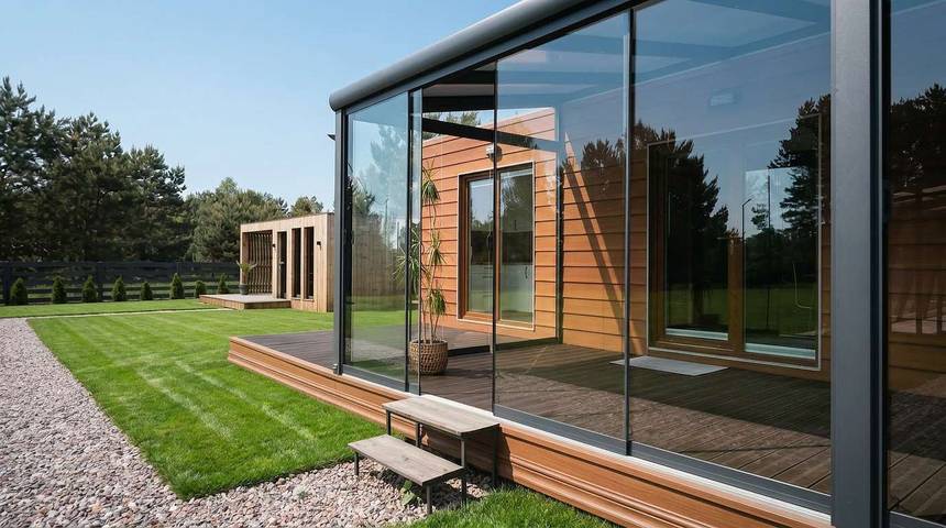Dom dla 6 osób, z Jacuzzi i Ogród oraz Sauna na Mazury