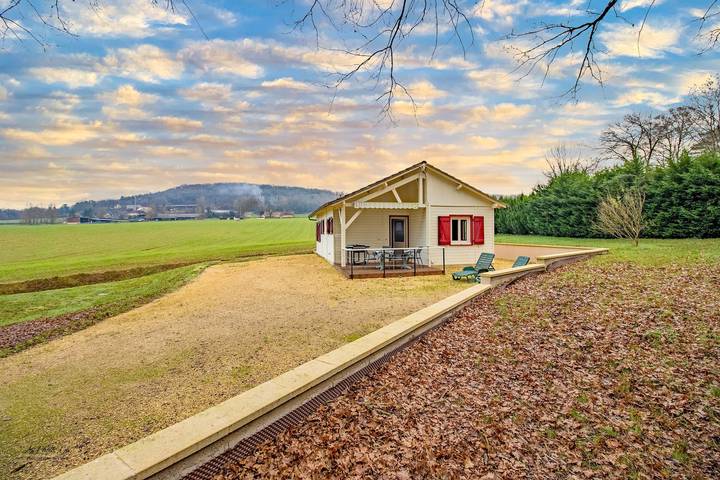 Chalet pour 4 personnes, avec jardin en Dordogne