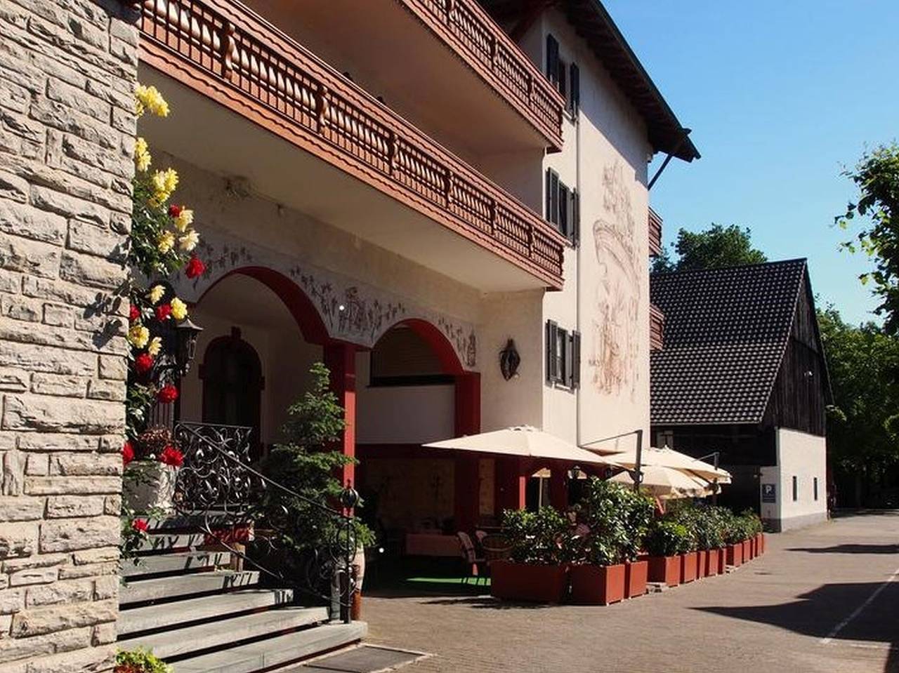 Hotel-Restaurant Bierhäusle - Einzelzimmer Standard mit Wc und Bad oder Dusche in Lehen, Freiburg