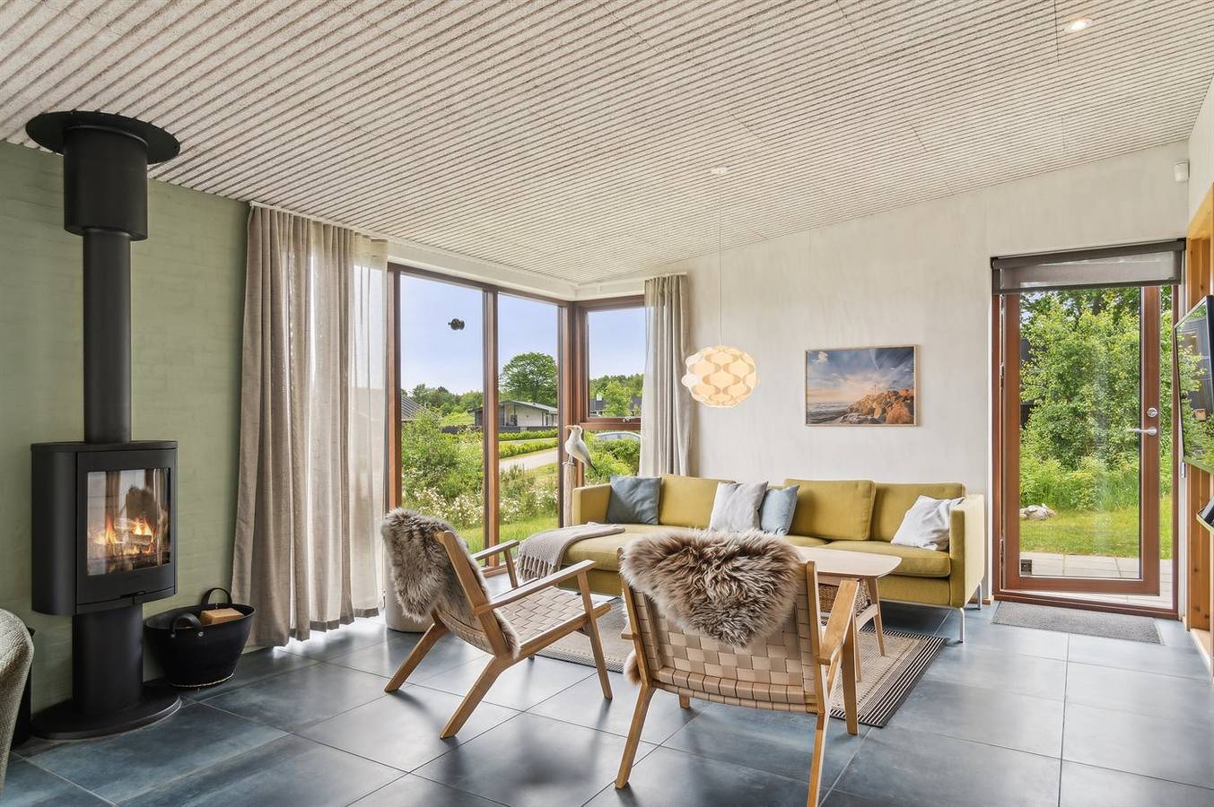 Pet friendly home in Glesborg with house sea view in Bønnerup Strand, Glesborg