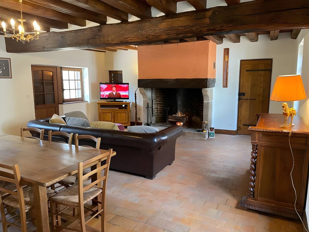 Maison de Vacances « Gîte Les Brocards » avec Wi-Fi et Climatisation in Sainte-Montaine, Sologne