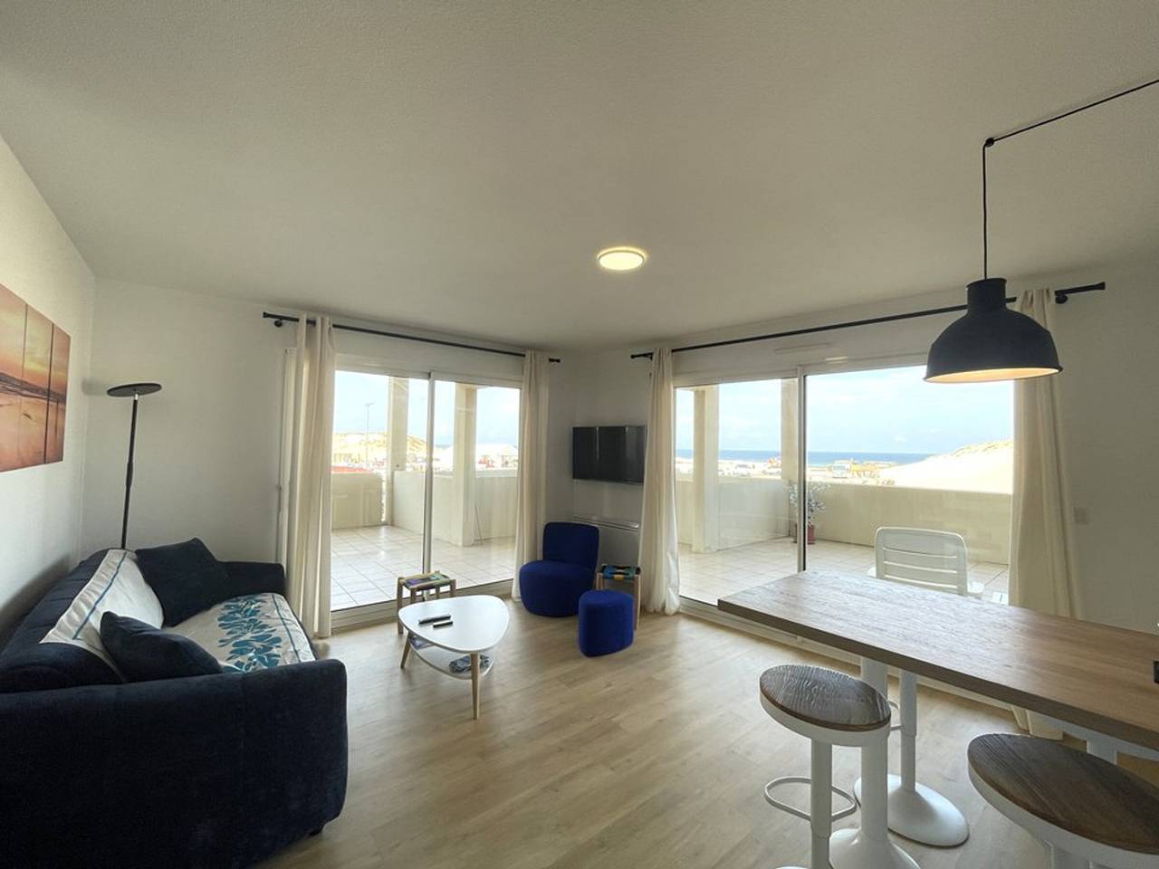 Apartamento entero, Apartamento T2 con terraza y vista al mar en Vieux-Boucau in Vieux-Boucau-les-Bains, Côte d’Argent