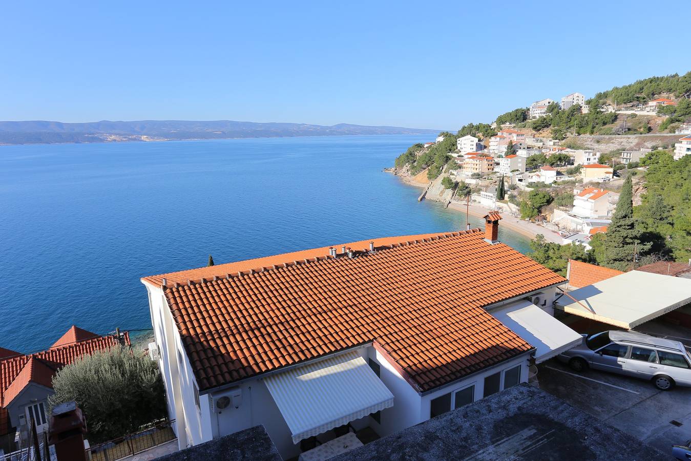 Cały apartament, Dwupokojowy apartament z tarasem i widokiem na morze Mimice, Omis A-18148-a in Mimice, Omiš-Riviera