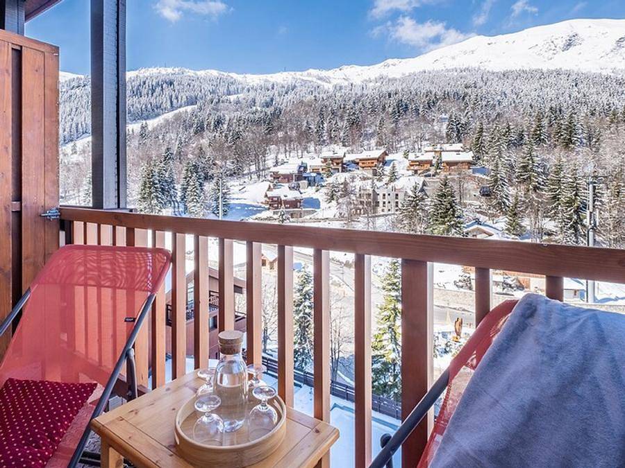 Pierre & Vacances Résidence Le Peillon - Studio 4 personen - Studio 4 personen - 1 slaapgedeelte - Uitzicht op de vallei in Méribel, Les Allues