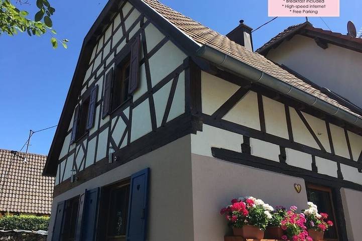 Maison d’hôte pour 4 personnes en Alsace