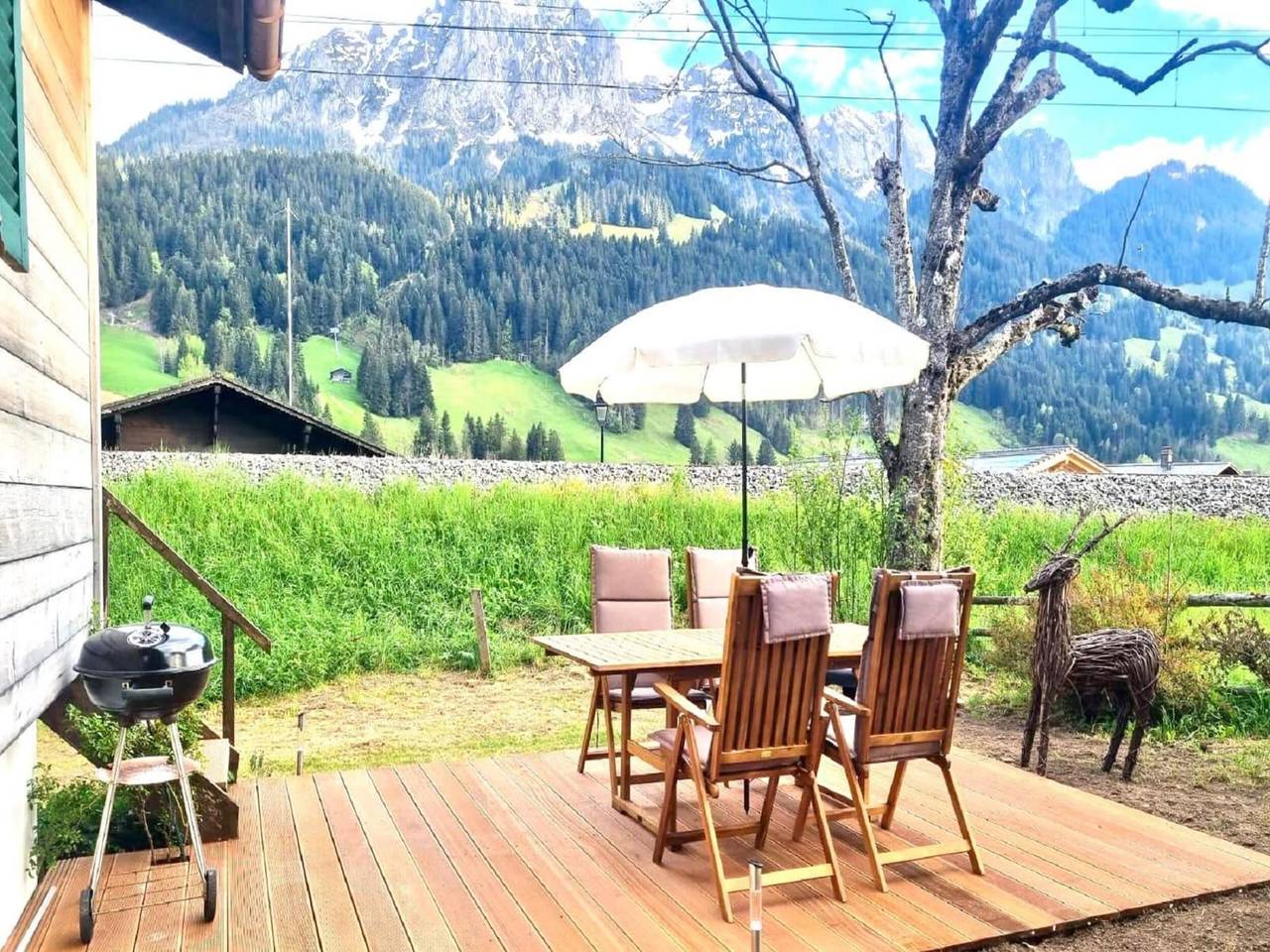 Gemütliches Chalet mit Garten in Rougemont, Pays-d'Enhaut Region