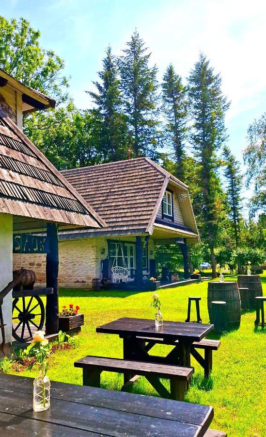 Camping für 7 Personen, mit Terrasse und Sauna sowie Ausblick und Garten in Saaremaa - 2