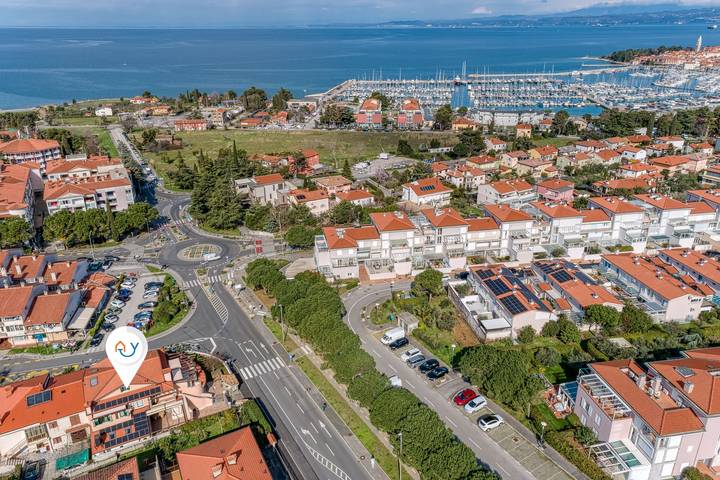 Gîte pour 4 personnes, avec balcon, adapté aux familles à Izola