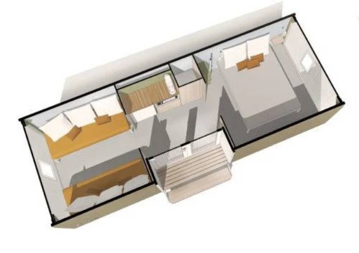 Tente pour 4 personnes, avec sauna et bassin pour enfant en Bretagne - 4
