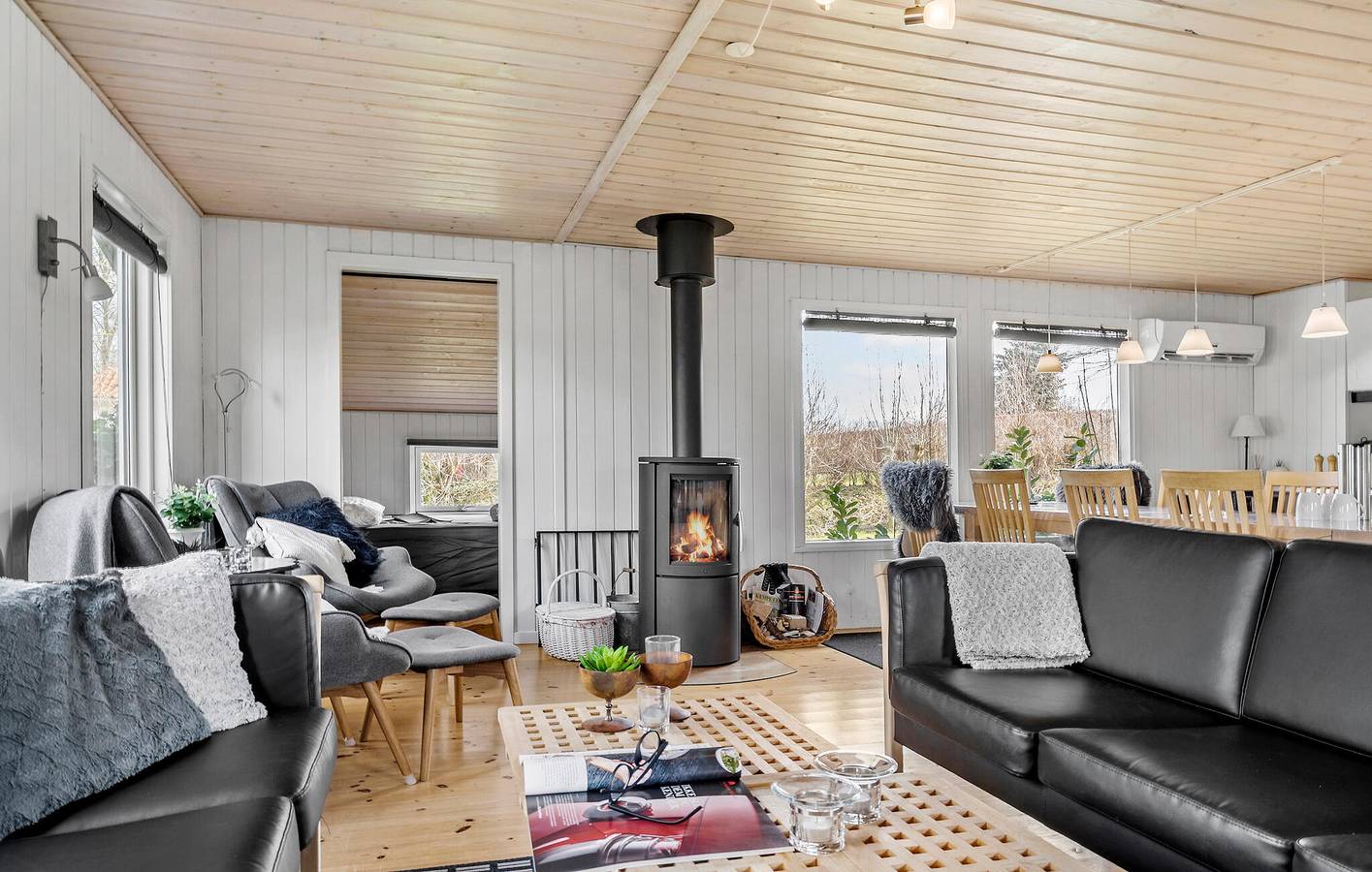 Vacation house for 8 people with yard in Hejls, Little Belt