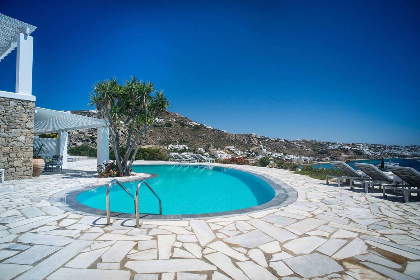 Villa für 4 Personen mit Terrasse in Agios Stefanos, Mykonos