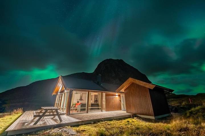 Ferienhaus für 2 Personen, mit Terrasse und Sauna sowie Ausblick in Vågan - 2